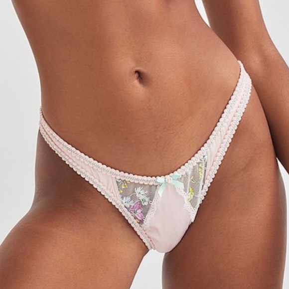 2/$80 For Love & Lemons Midsummer Floral Thong Panty - Picture 3 of 11